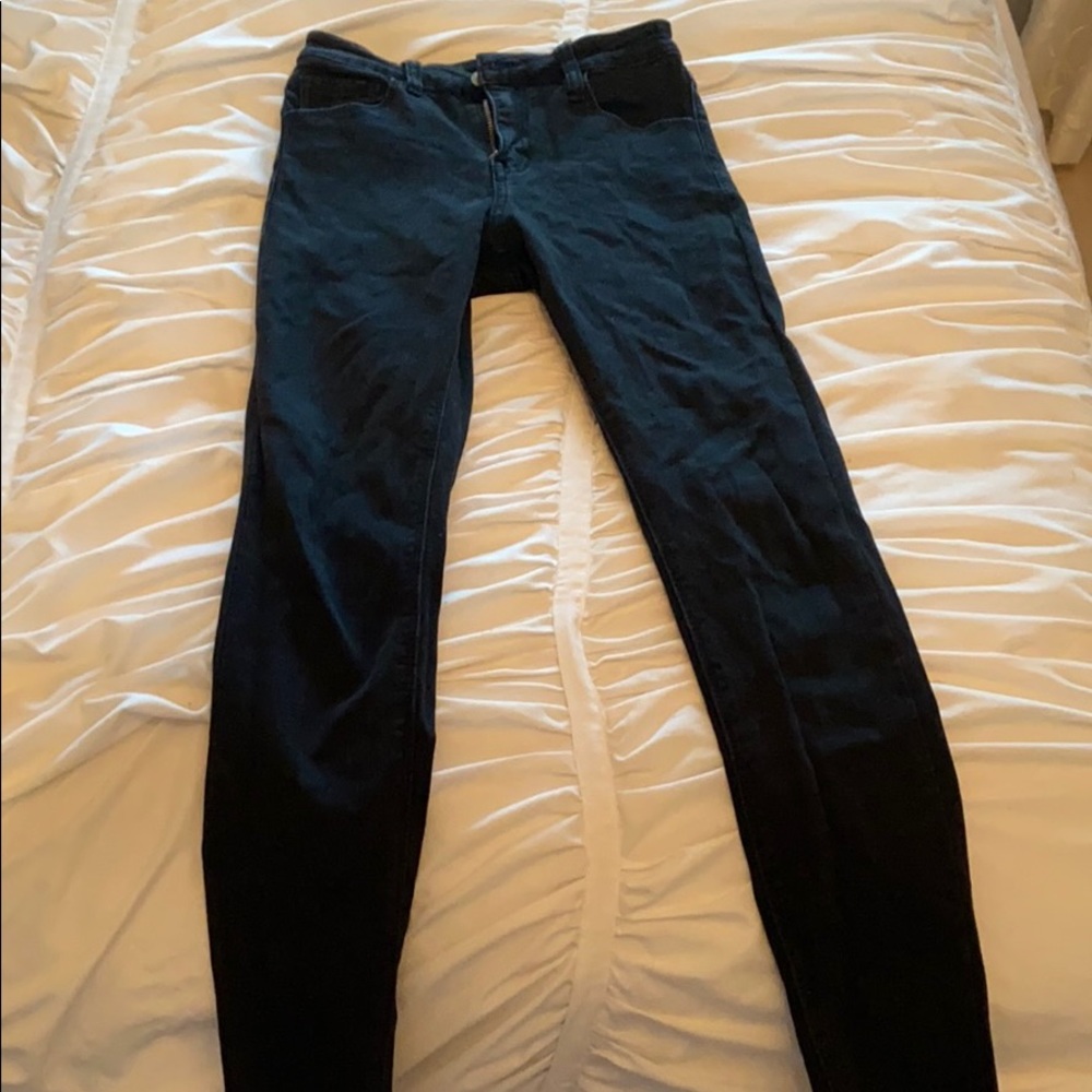 Brandy melville black denim jeans size xs - Picture 1 of 3